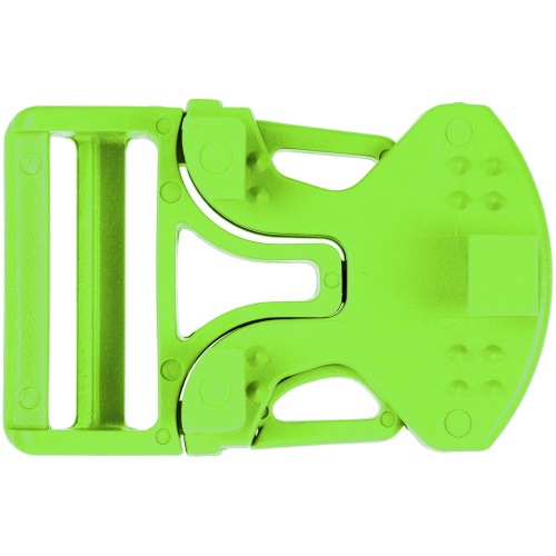 Застежка-пряжка односторонняя Triden, зеленый неон фото 2 Застежка-пряжка односторонняя Triden, зеленый неон фото 2