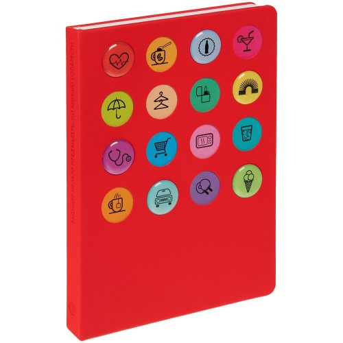 Ежедневник «История изобретений», недатированный, красный Ежедневник «История изобретений», недатированный, красный