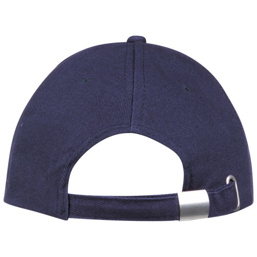 Бейсболка Buffalo, темно-синяя с неоново-оранжевым фото 4