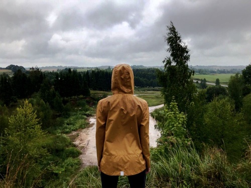 Ветровка женская Medvind, горчичная фото 14