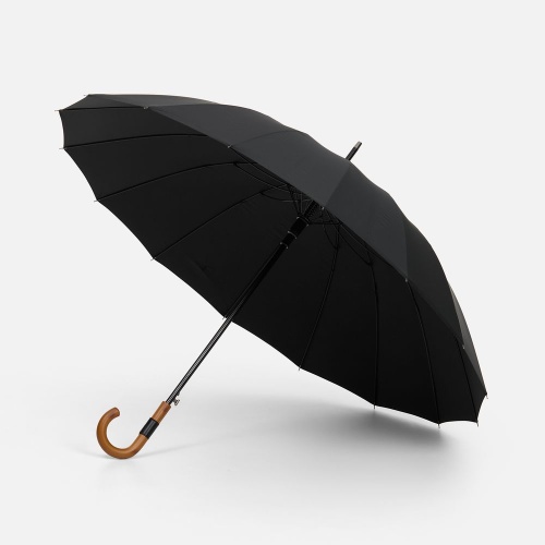 Зонт-трость Cloudfall, черный фото 2 Зонт-трость Cloudfall, черный фото 2
