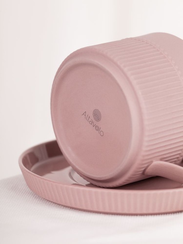 Чайная пара Pastello Moderno, розовая фото 4