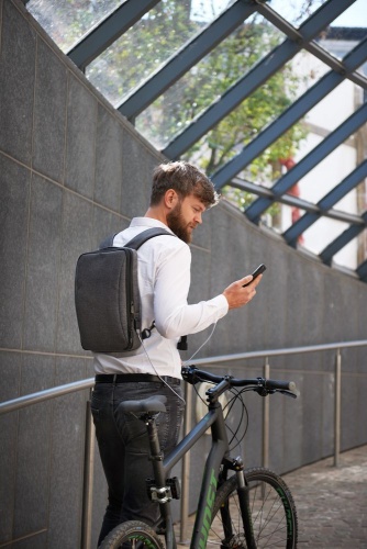 Рюкзак для ноутбука Saftsack, серый фото 7