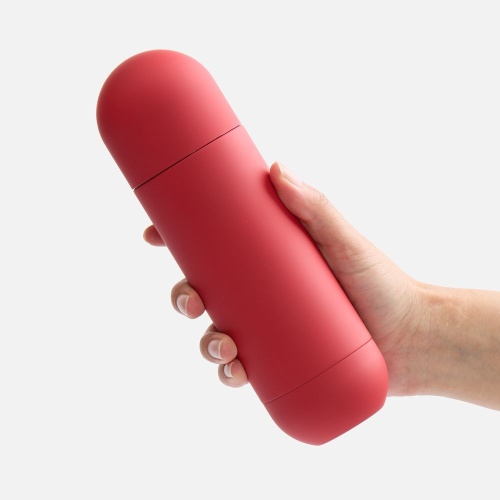 Термос Tubula Soft Touch, красный фото 2