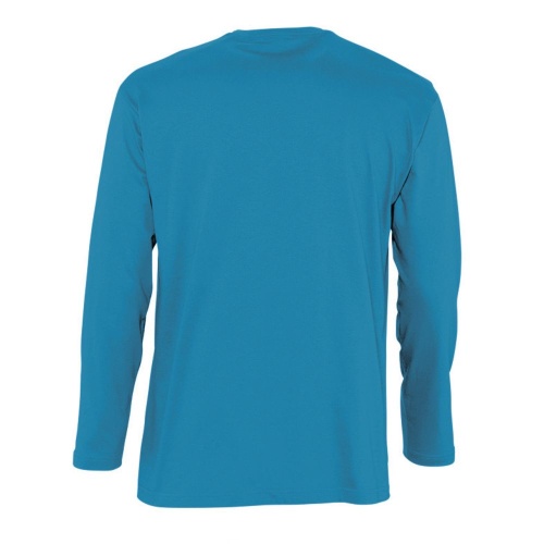 Футболка мужская с длинным рукавом Monarch, голубая фото 3 Футболка мужская с длинным рукавом Monarch, голубая фото 3