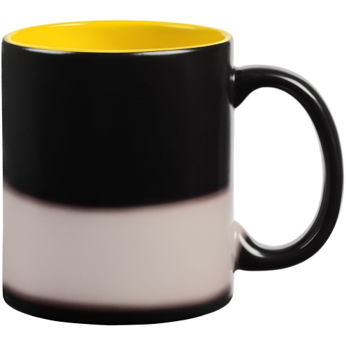 Кружка-хамелеон On Display, матовая, желто-черная фото 4 Кружка-хамелеон On Display, матовая, желто-черная фото 4