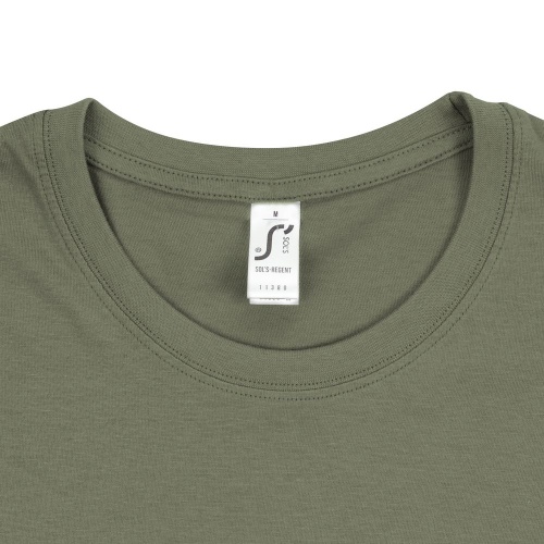 Футболка унисекс Regent 150, хаки фото 4