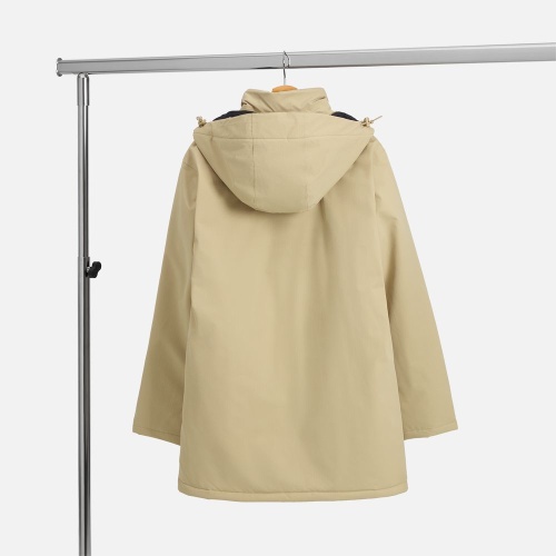 Куртка-парка унисекс Sfera, бежевая фото 2 Куртка-парка унисекс Sfera, бежевая фото 2