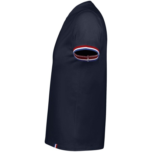 Футболка мужская Rainbow Men, темно-синяя с ярко-синим фото 4