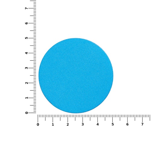 Наклейка тканевая Lunga Round, M, голубая фото 2 Наклейка тканевая Lunga Round, M, голубая фото 2
