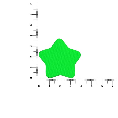 Наклейка тканевая Lunga Bial, M, зеленый неон фото 2 Наклейка тканевая Lunga Bial, M, зеленый неон фото 2