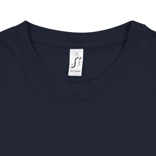 Футболка унисекс Regent 150, темно-синяя (navy) фото 4