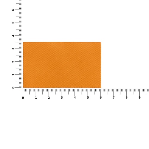 Лейбл тканевый Epsilon, M, оранжевый фото 3 Лейбл тканевый Epsilon, M, оранжевый фото 3