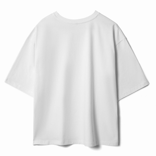 Футболка унисекс оверсайз Street Vibes, молочно-белая фото 3