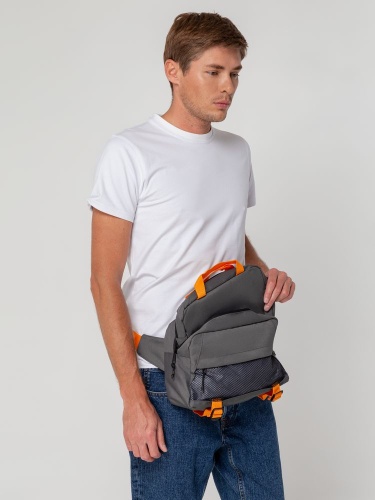 Поясная сумка с термовставкой Vikbelt, серая фото 14 Поясная сумка с термовставкой Vikbelt, серая фото 14