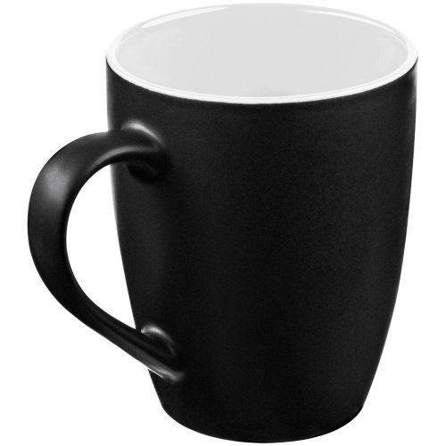 Кружка Bright Tulip, матовая, черная с белым фото 3 Кружка Bright Tulip, матовая, черная с белым фото 3