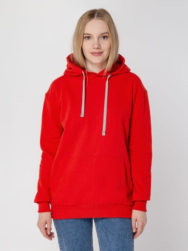Толстовка с капюшоном Unit Kirenga Heavy, красная фото 8 Толстовка с капюшоном Unit Kirenga Heavy, красная фото 8