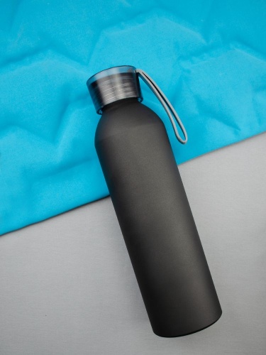 Спортивная бутылка для воды Rio, черная фото 8 Спортивная бутылка для воды Rio, черная фото 8