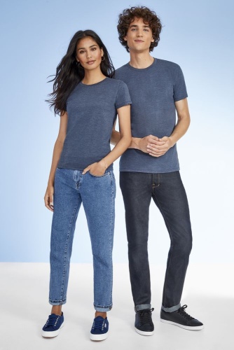 Футболка мужская приталенная Imperial Fit 190, кобальт (темно-синяя) фото 8 Футболка мужская приталенная Imperial Fit 190, кобальт (темно-синяя) фото 8