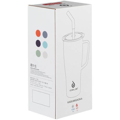 Термостакан Kasumigaoka, бирюзовый фото 6