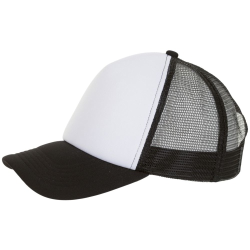 Бейсболка Bubble, черная с белым Бейсболка Bubble, черная с белым