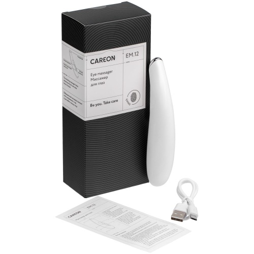 Массажер для глаз и лица EM12, белый фото 9