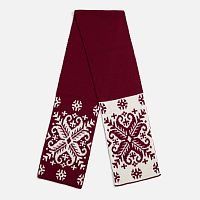 Шарф Wintertude M, красный с белым