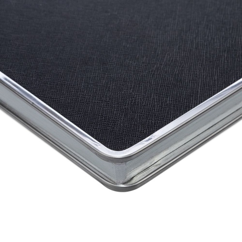 Ежедневник Frame Metal, недатированный, черный фото 3 Ежедневник Frame Metal, недатированный, черный фото 3