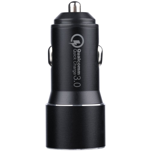 Автомобильное зарядное устройство Volto, черное фото 3 Автомобильное зарядное устройство Volto, черное фото 3