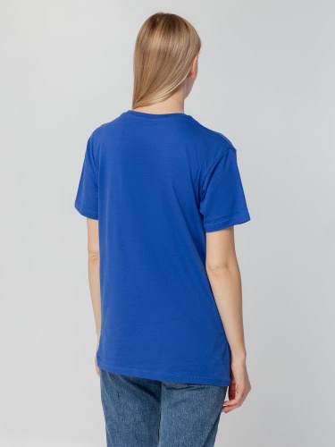 Футболка унисекс T-bolka 140, ярко-синяя фото 10