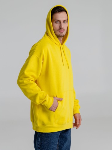 Толстовка с капюшоном Slam 320, лимонно-желтая фото 7 Толстовка с капюшоном Slam 320, лимонно-желтая фото 7