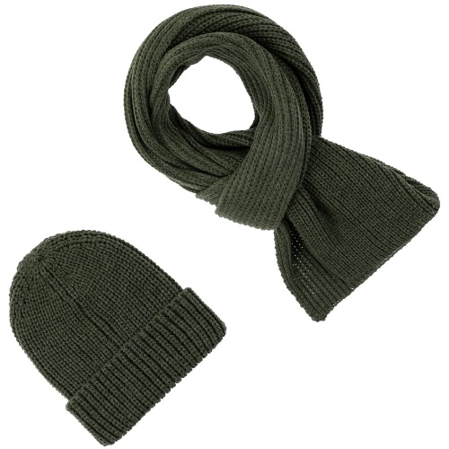 Шапка Nordkyn, зеленая (оливковая) фото 4 Шапка Nordkyn, зеленая (оливковая) фото 4