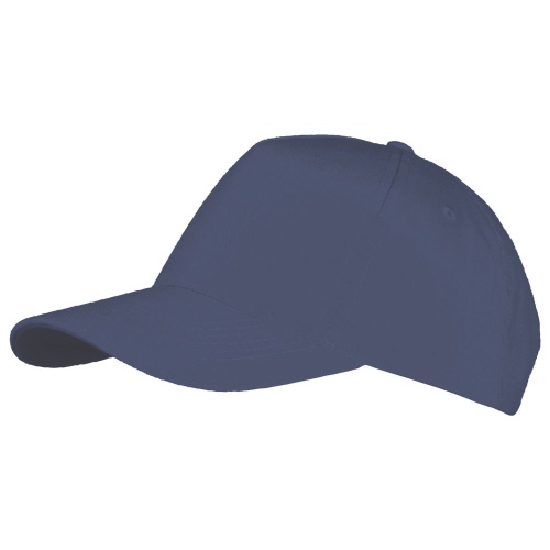 Бейсболка Long Beach, синяя (джинс) Бейсболка Long Beach, синяя (джинс)