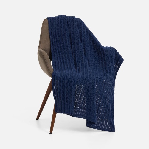 Плед Termoment, синий меланж фото 2