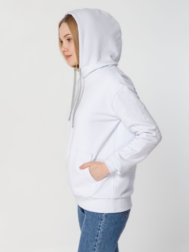 Толстовка с капюшоном Unit Kirenga Heavy, белая фото 10 Толстовка с капюшоном Unit Kirenga Heavy, белая фото 10