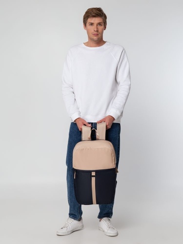 Рюкзак coolStuff, темно-синий с бежевым фото 13 Рюкзак coolStuff, темно-синий с бежевым фото 13