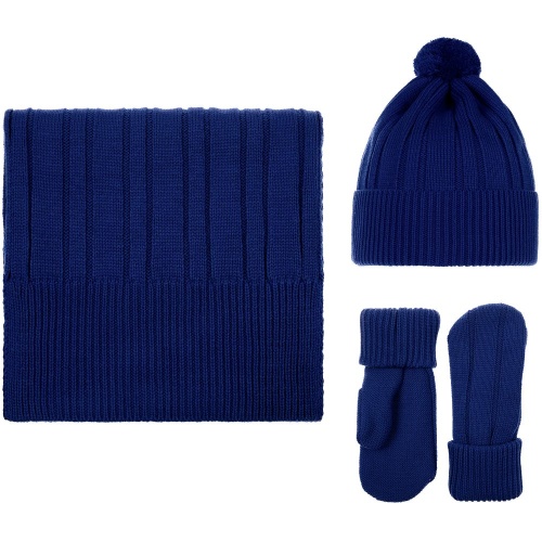 Набор Knit Beat, темно-синий фото 2 Набор Knit Beat, темно-синий фото 2