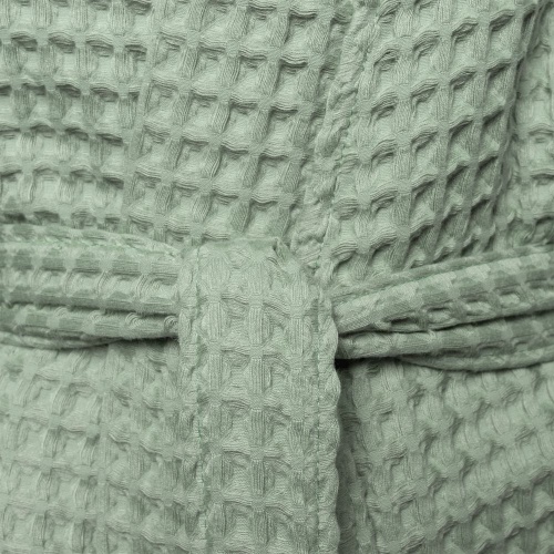 Халат вафельный женский Boho Kimono, зеленая мята фото 5 Халат вафельный женский Boho Kimono, зеленая мята фото 5