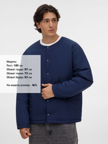 Куртка унисекс Veter, темно-синяя фото 4 Куртка унисекс Veter, темно-синяя фото 4