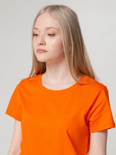 Футболка женская T-bolka Lady, оранжевая фото 9 Футболка женская T-bolka Lady, оранжевая фото 9