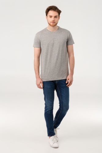 Футболка унисекс Regent 150, серый меланж фото 7