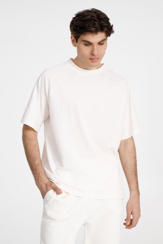 Футболка унисекс оверсайз T2, молочно-белая фото 2