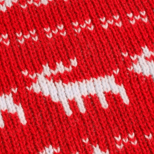 Плед Holidale, красный с молочным фото 5