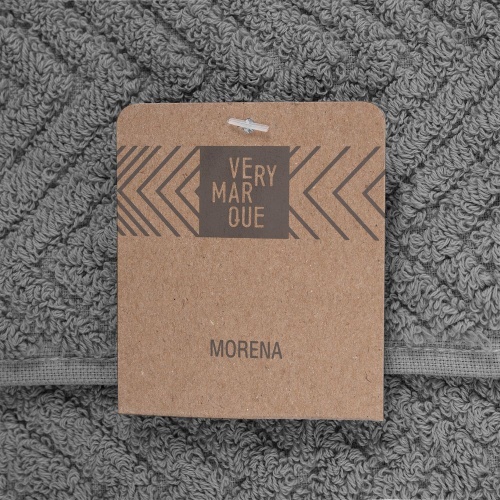 Полотенце Morena, среднее, серое фото 6