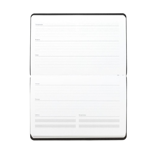 Еженедельник Weekly, недатированный, серый фото 3 Еженедельник Weekly, недатированный, серый фото 3