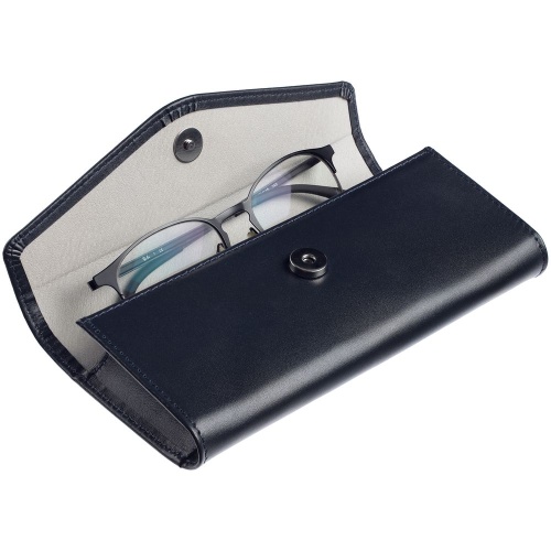 Футляр для очков Signature, синий фото 5 Футляр для очков Signature, синий фото 5