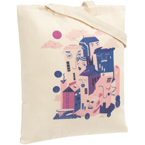 Холщовая сумка «Йогуртбург», неокрашенная фото 3