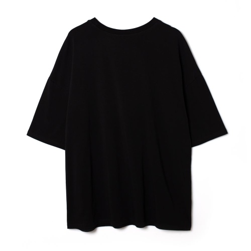 Футболка унисекс оверсайз Crosstown, черная фото 3 Футболка унисекс оверсайз Crosstown, черная фото 3