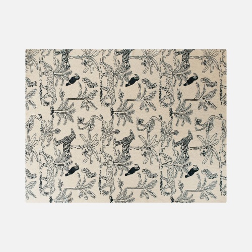 Плед Savanna, белый с синим фото 2 Плед Savanna, белый с синим фото 2