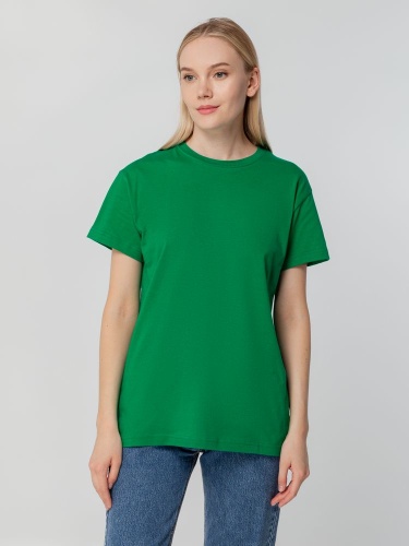 Футболка унисекс T-bolka 140, темно-зеленая фото 8